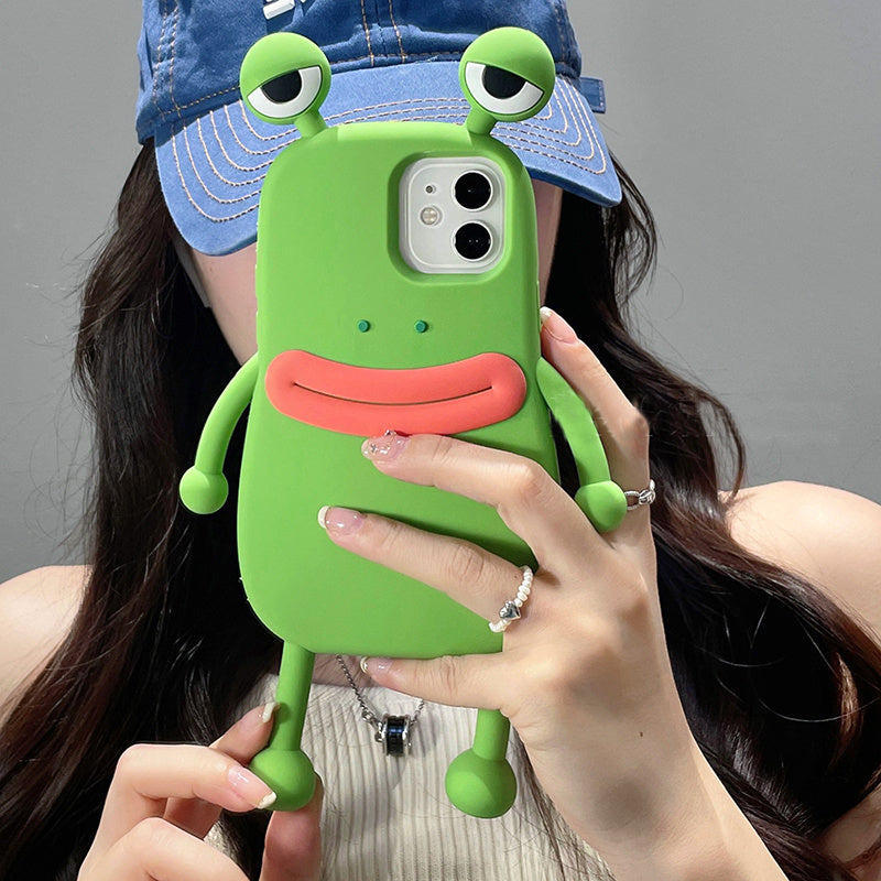 Silicone 3D Frog IPhone Case