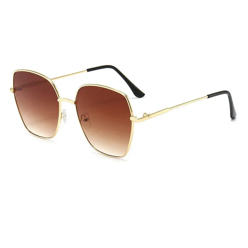 Gradual Full Frame Metal Anti Ultraviolet Sunglasses - Viexta