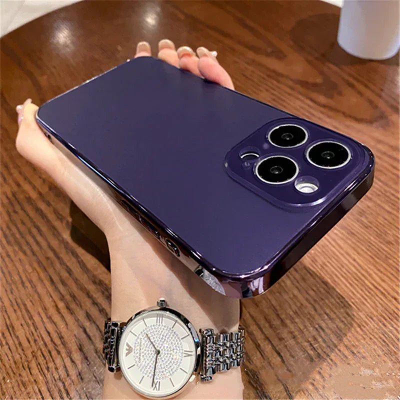 Electroplating Frosted iPhone Case - Viexta