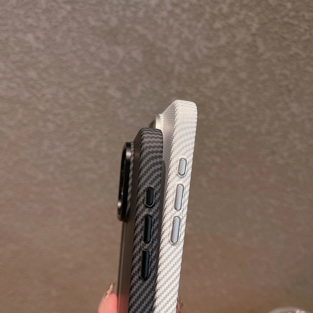 Carbon Fiber Grain Frosted iPhone Case - Viexta