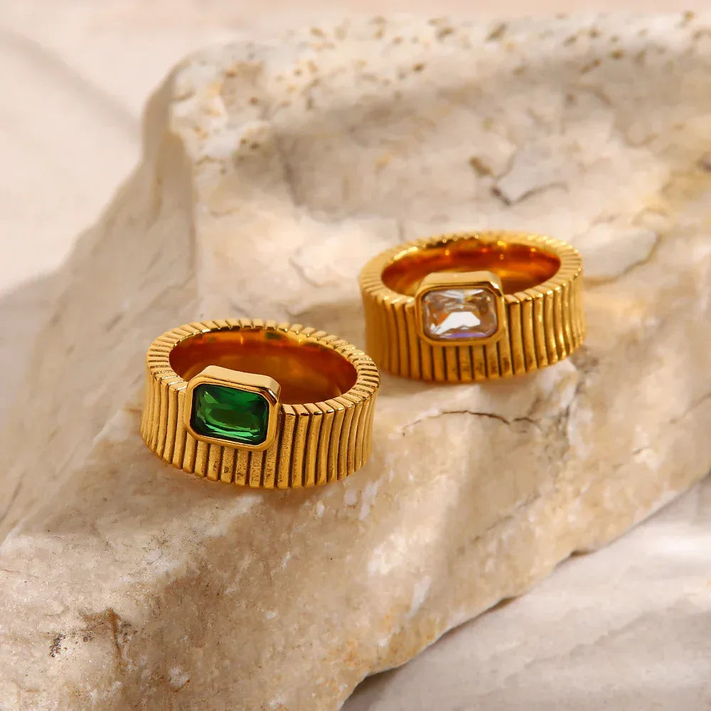 Square Diamond Ring - Viexta