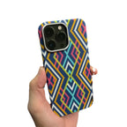 kevlar-pattern-luminous-magnetic-iphone-cover - Viexta