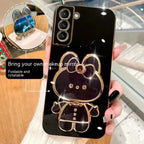 Rabbit Makeup Mirror 6D Samsung Phone Case - Viexta