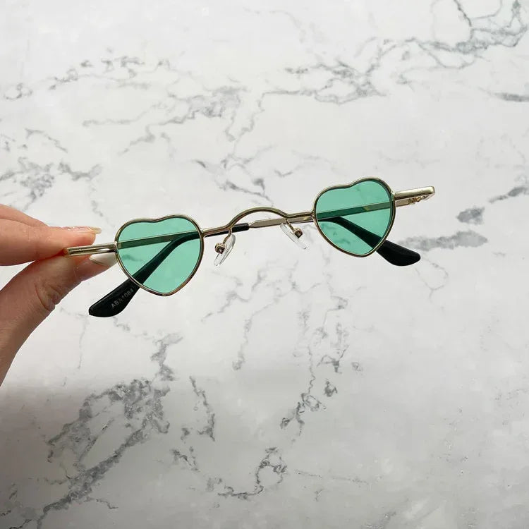 Love Retro Small Frame Eyes Glasses - Viexta