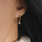flower-rhinestone-earrings - Viexta