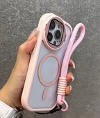Lens Film Bracket Clamshell Full Cover iPhone Case - Viexta