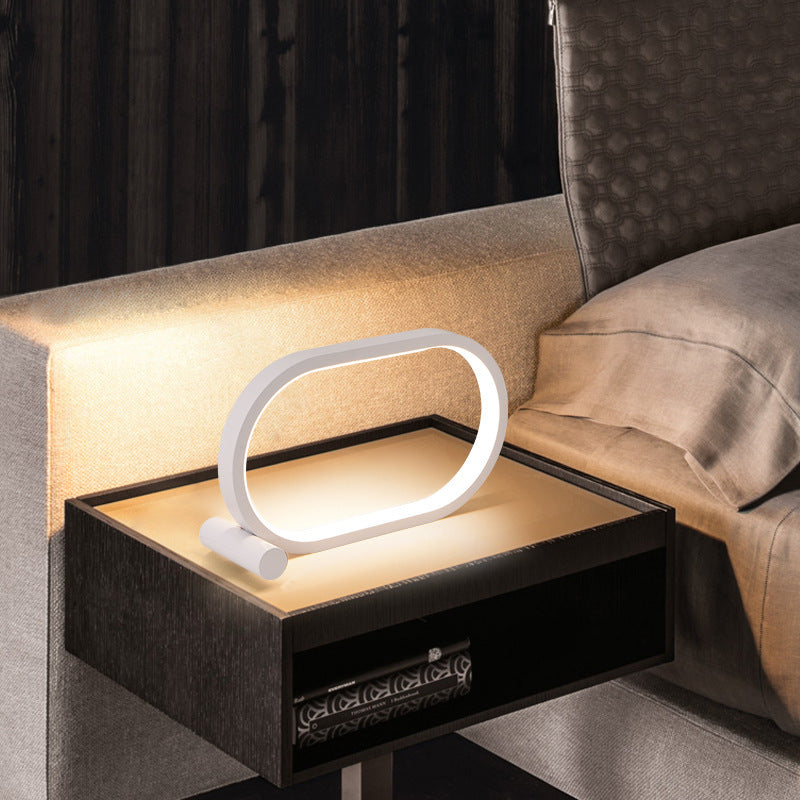 Oval Acrylic Touch Lamp