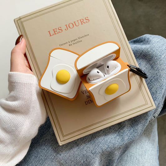 Breakfast Egg Toast Airpod Case