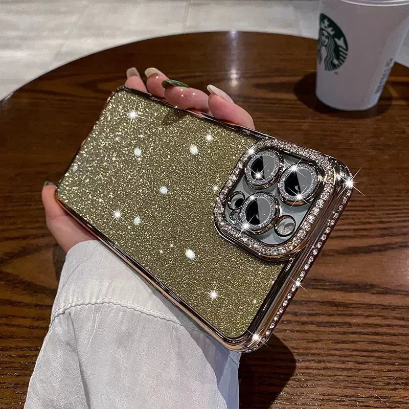 Electroplated Rhindiamond-flash Powder iPhone Case - Viexta