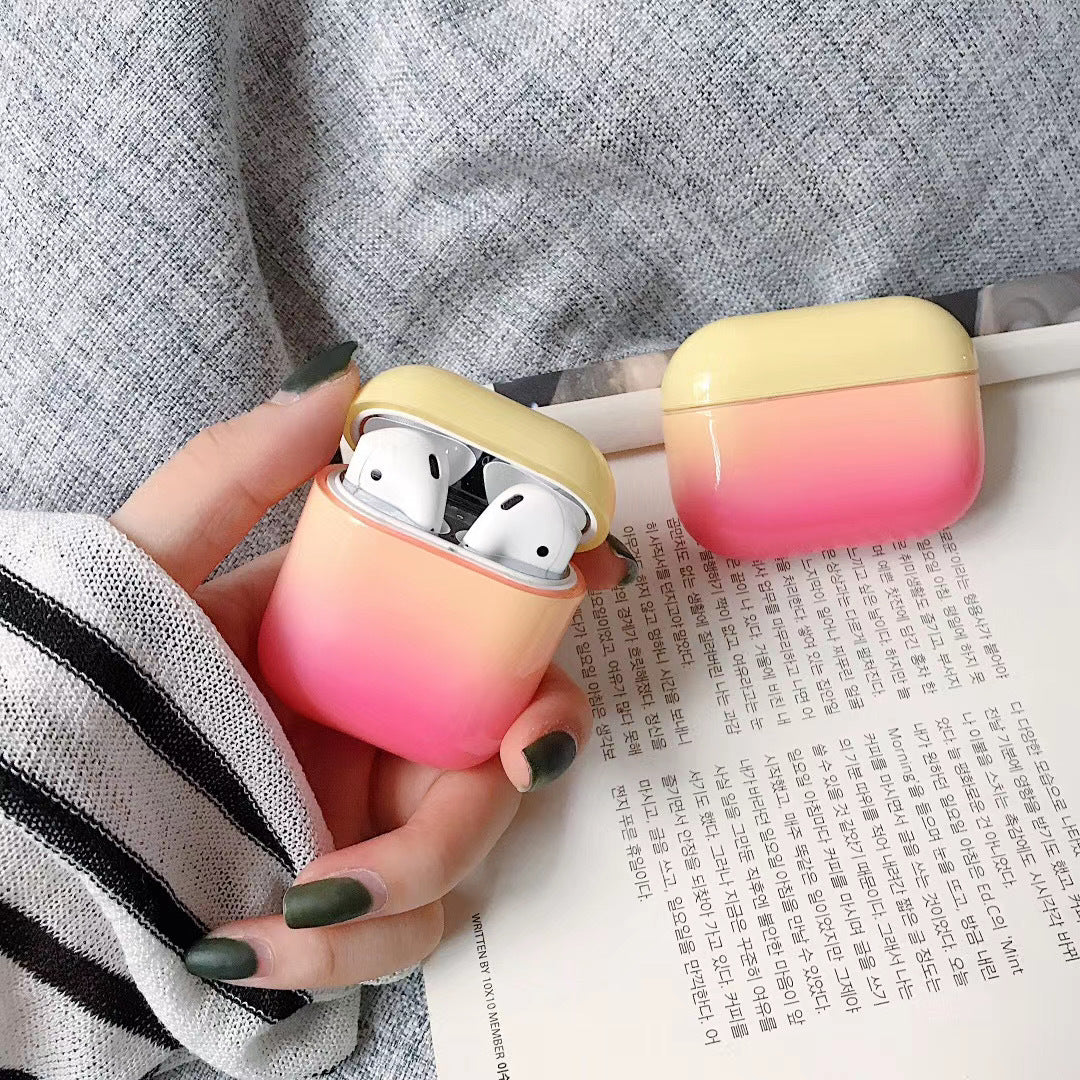 Gradient hard shell airpods pro protective cover