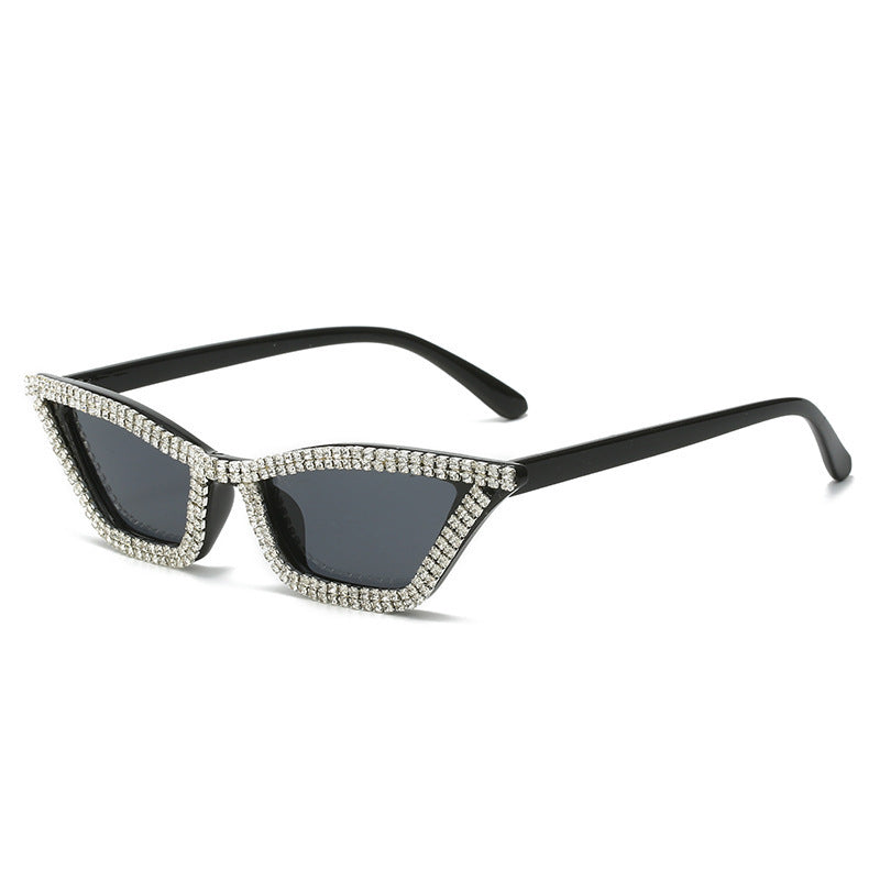 Classic Cat Eye Diamond Sunglasses