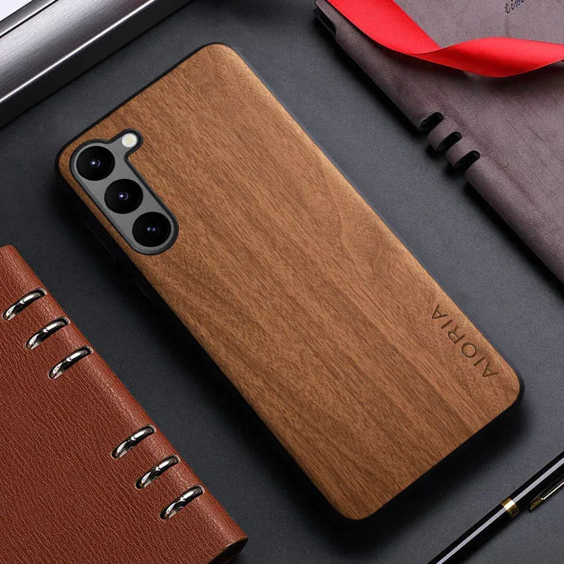 Interlaced Wood Grain Samsung Ultra Phone Case - Viexta