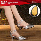 Latin Soft Bottom Heels - Viexta