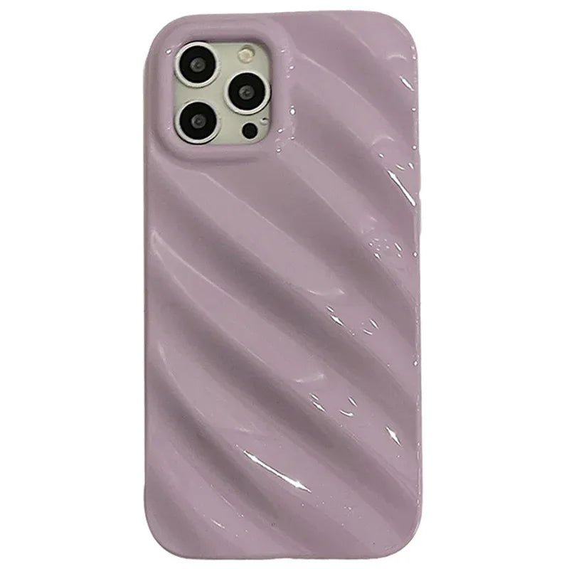 Ins Pleated iPhone Case - Viexta