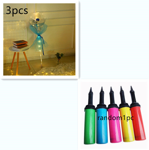 LED Luminous Balloon Rose Bouquet