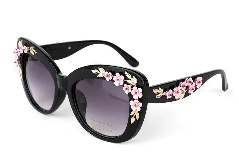 Women Sunglasses Flower - Viexta