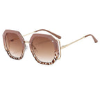 Polygon Large Frame Sunglasses - Viexta