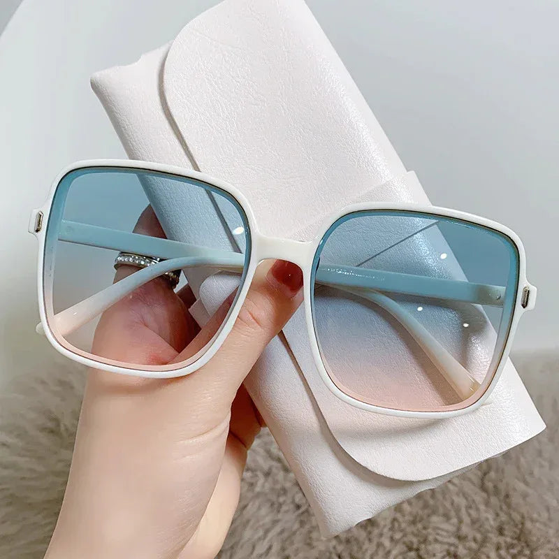 Square UV Protection Vintage Sunglasses - Viexta