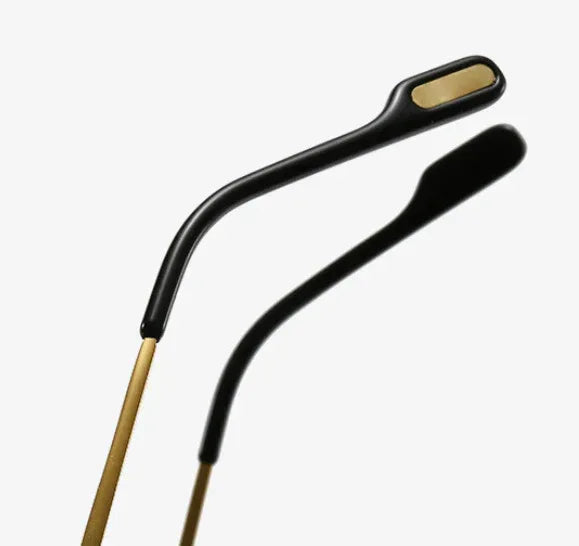 Rimless Square Plate Sunglasses - Viexta