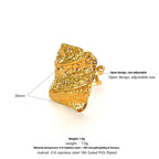 RETRO Geometric Irregular Opening Women's Ring - Viexta