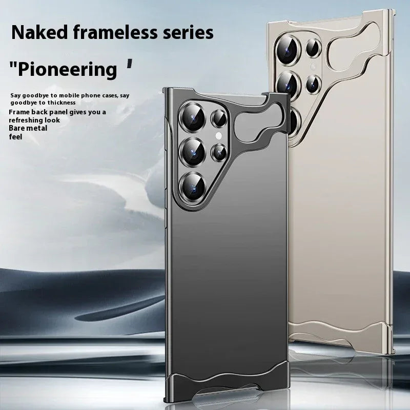 Metal Corner Pad Drop-resistant Frameless Samsung Galaxy S series Cover - Viexta
