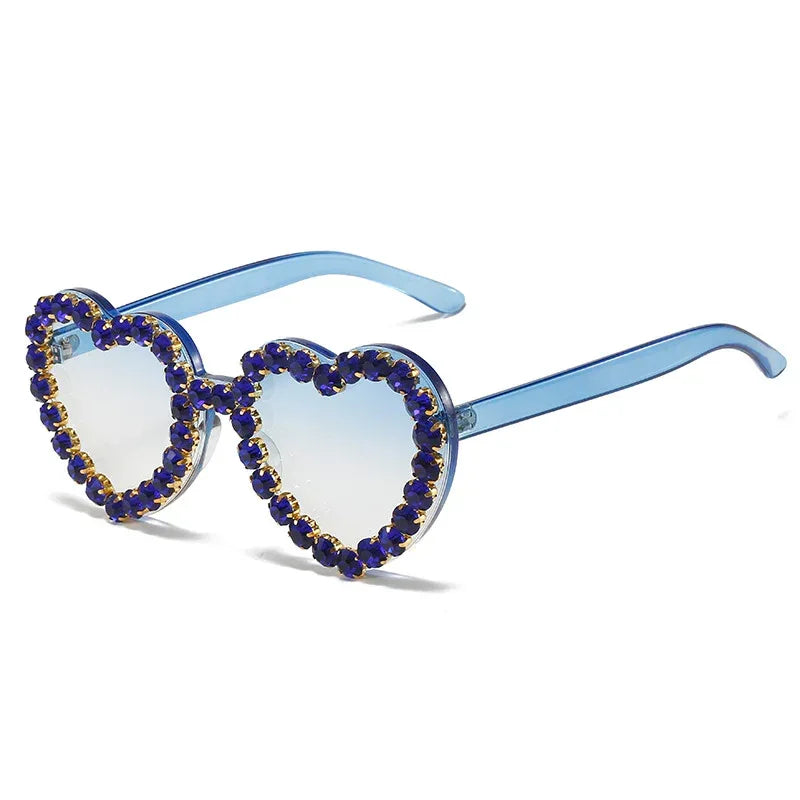 Peach Heart Sunglasses For Women - Viexta