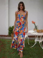 One-neck Printed Dress