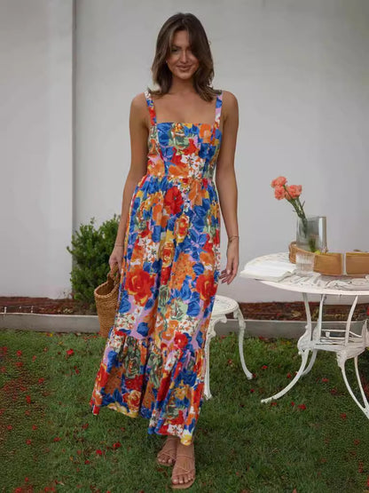 One-neck Printed Dress