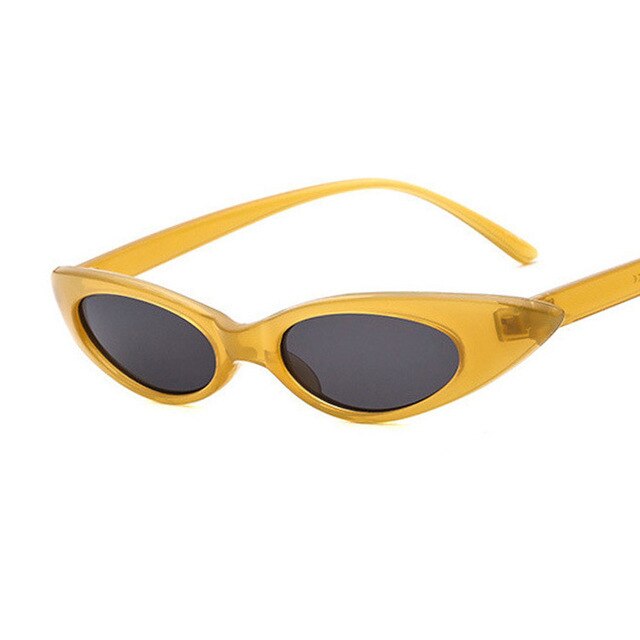 Vintage Sunglasses Women Brand Designer Cute Sexy Cat eye Eyewear Retro Sunglass Female Oculos UV400 Oval Glasses