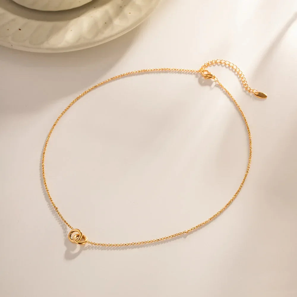 18k Fashionable All-match Necklace - Viexta
