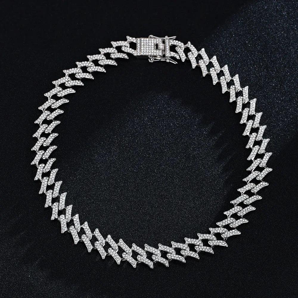 diamond-inlaid-necklace - Viexta