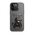 Motorcycle Color Silver iPhone Cover