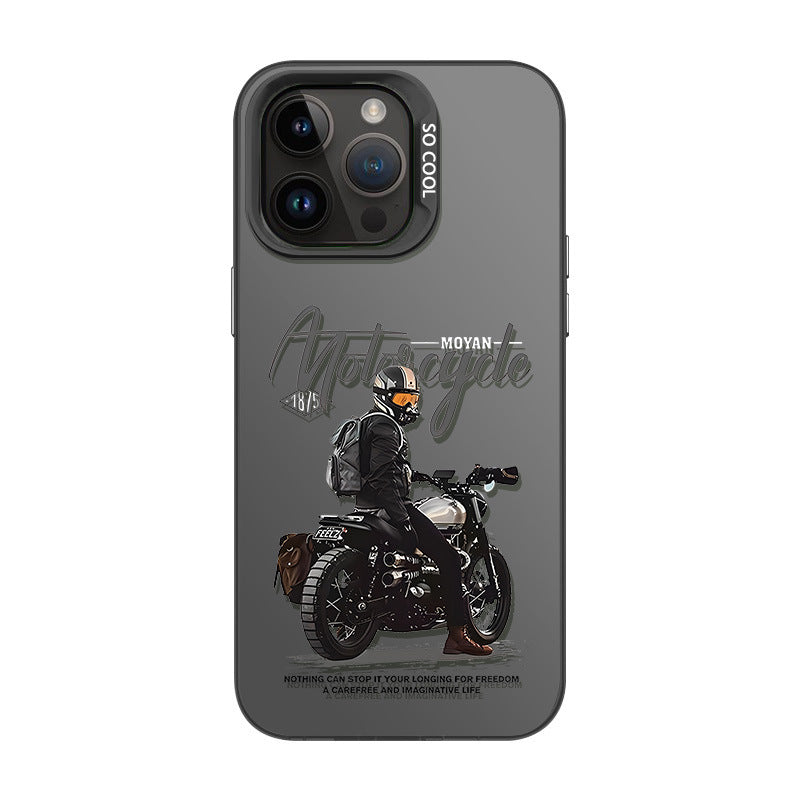 Motorcycle Color Silver iPhone Cover