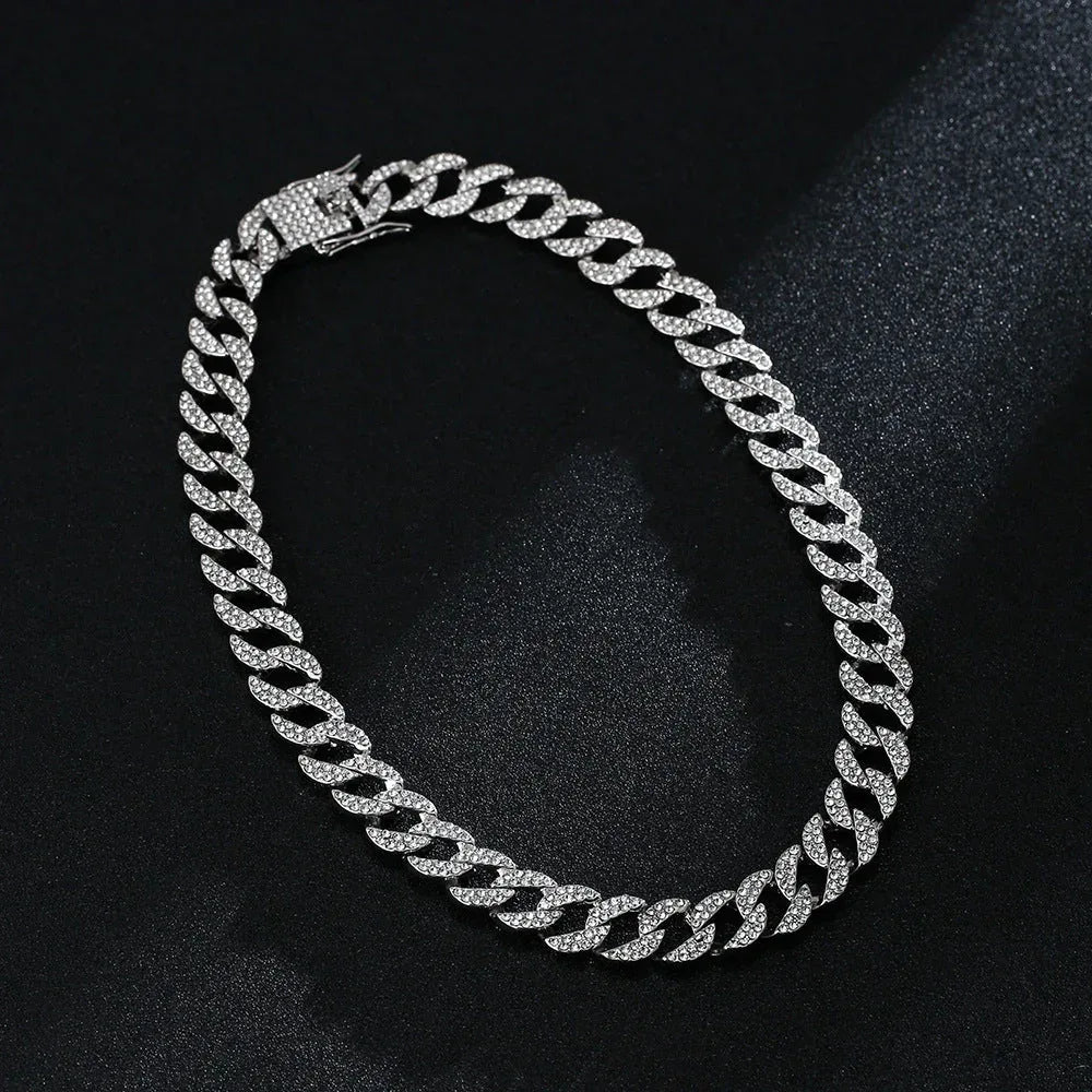 diamond-inlaid-necklace - Viexta