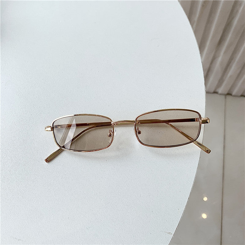 Trendy Small Frame Rectangular Sunglasses