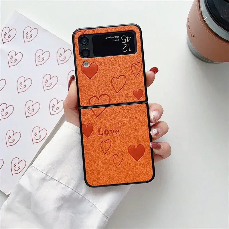galaxy-z-flip3-love-phone-case-ultra-thin-anti-drop - Viexta