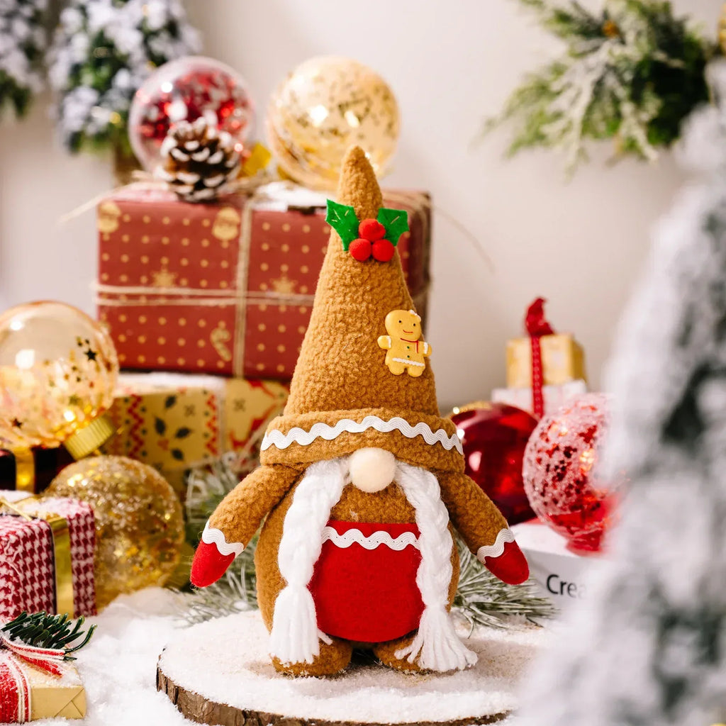christmas-fabric-decorative-faceless-doll-ornament-christmas-decorations - Viexta