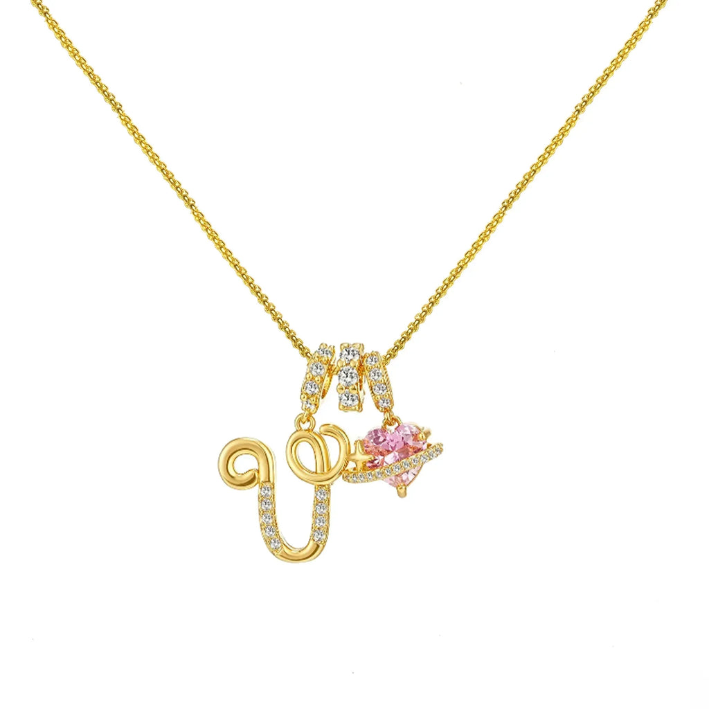 Dopamine 26 English Letter Necklace - Viexta