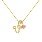 Dopamine 26 English Letter Necklace - Viexta