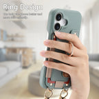Lanyard Leather iPhone Case