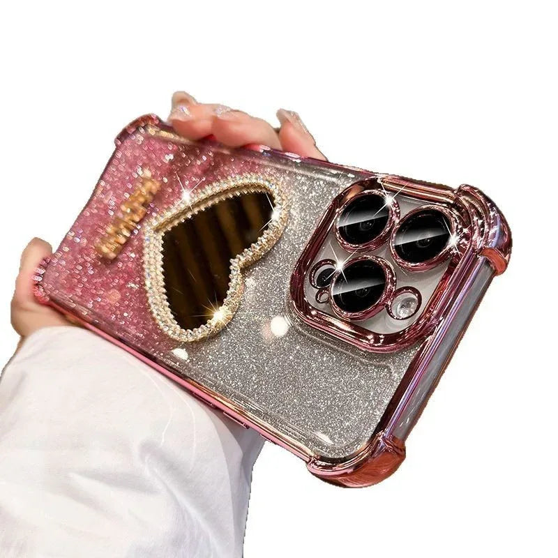 Drop-resistant Mirror Luxury iPhone case - Viexta