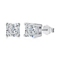 Zircon Inlaid Earrings - Viexta
