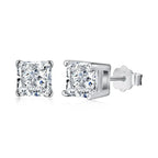Zircon Inlaid Earrings - Viexta