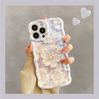 twisted-edge-oil-painting-flower-iphone-case - Viexta
