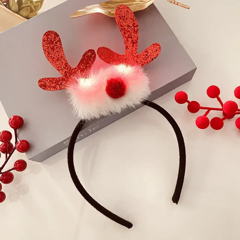 Christmas With Light Headband Snowflake - Viexta