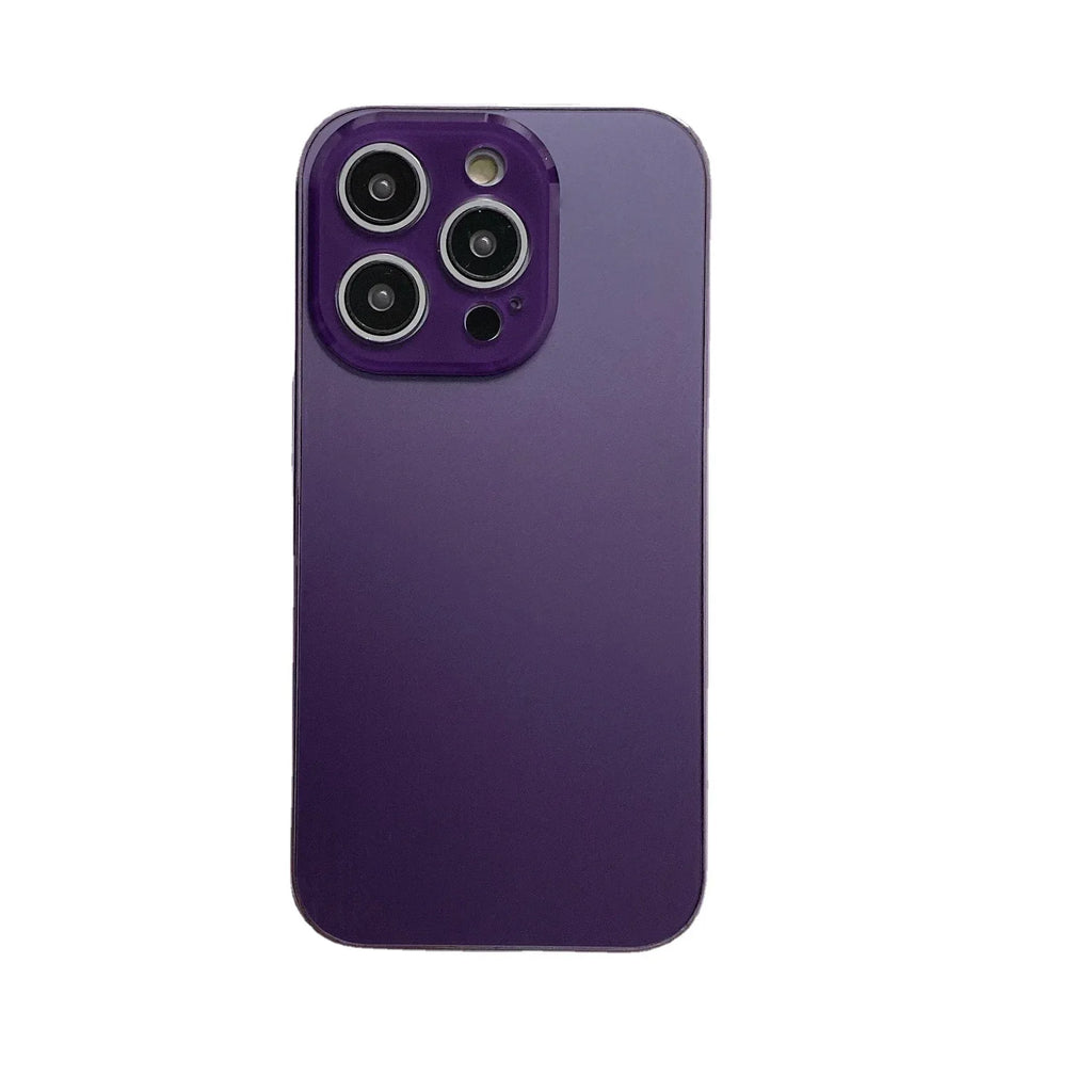 Electroplated Tpu Frosted Acrylic iPhone Case - Viexta