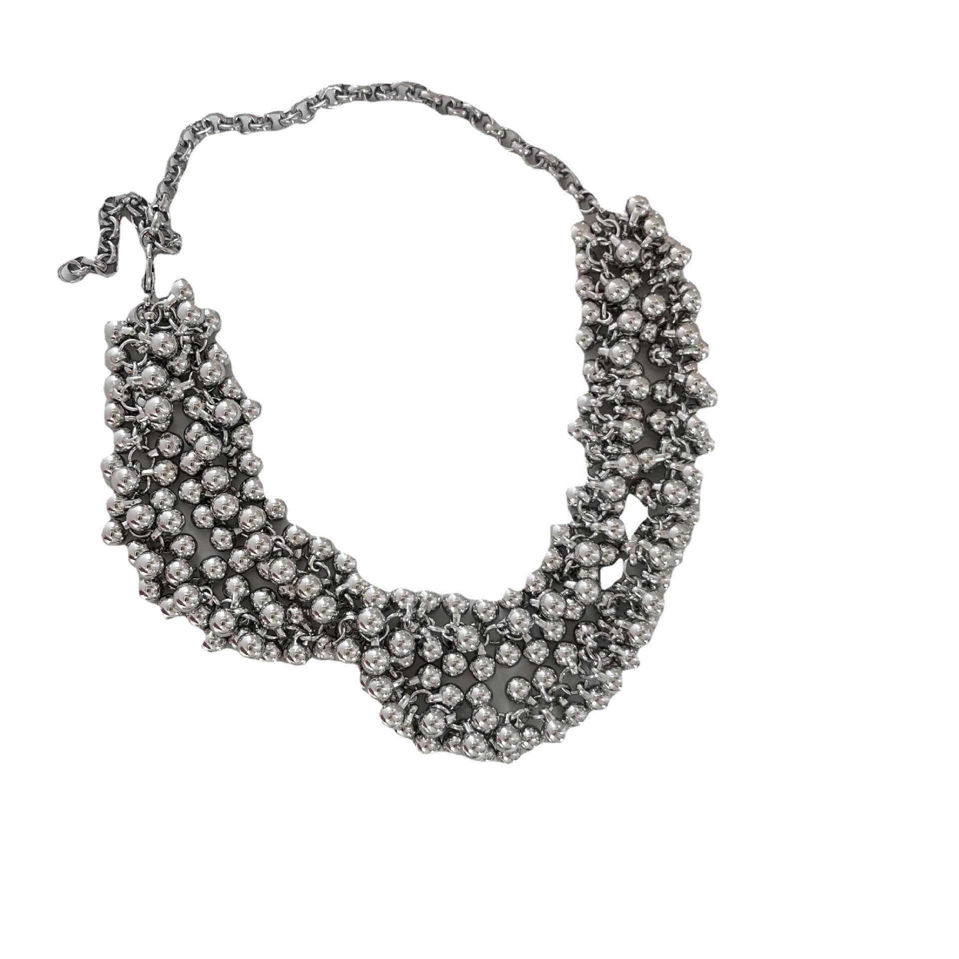 double-chain-metal-beads-necklace