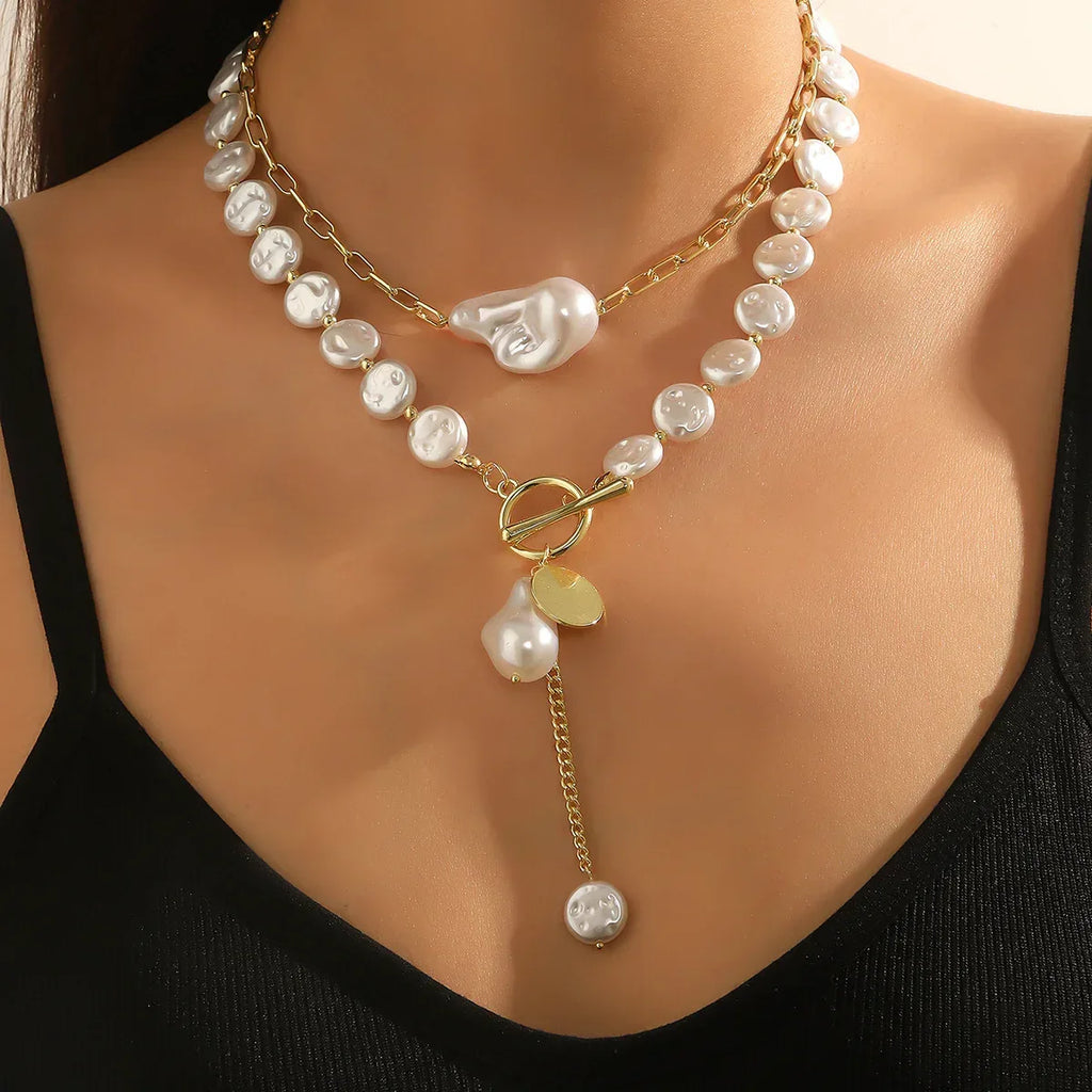 Light Luxury High-grade Long Pearl Chain - Viexta