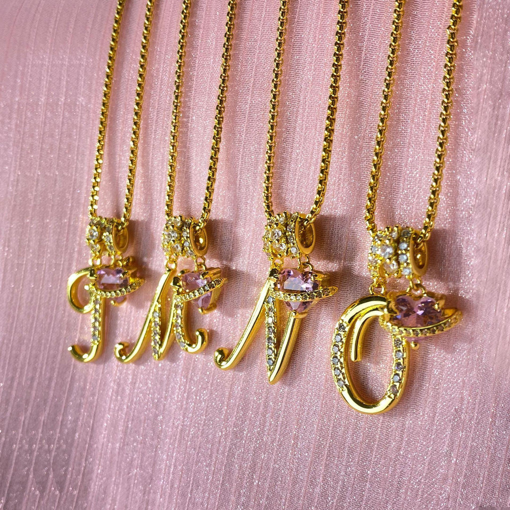 Dopamine 26 English Letter Necklace - Viexta