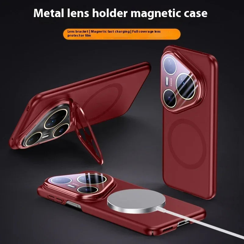 Lens Bracket Magnetic Protection Huawei Case - Viexta
